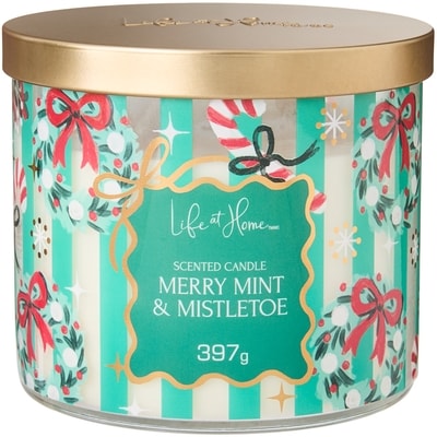 Life at Home Merry Mint and Mistletoe Scented Candle 1 ea, $16.00/1ea