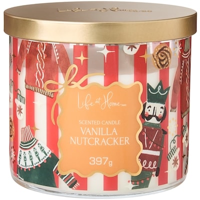 Life at Home Vanilla Nutcracker Scented Candle 1 ea, $16.00/1ea
