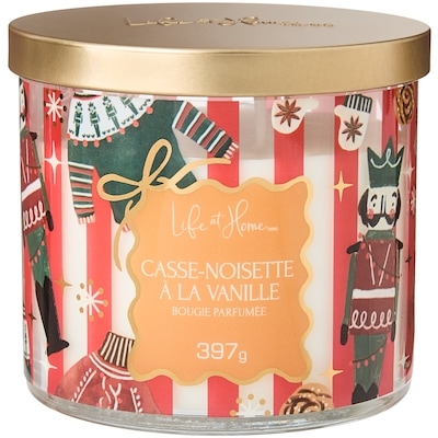 Life at Home Bougie parfumée Casse-noisette à la vanille 1 ea, 16,00 $/1ch