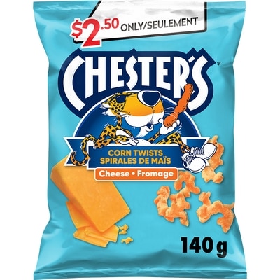 Chester's Cheese Corn Twists 140 g, $1.79/100g