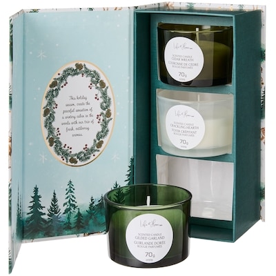 Scented Candles Cozy Cabin Collection - Set of 3