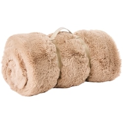 Life at Home Faux Fur Throw - Taupe 1 ea, $35.00/1ea