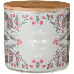 Life at Home Bougie parfumée Guirlande dorée 1 ea, 16,00 $/1ch