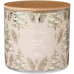 Life at Home Bougie parfumée Hinoki givré 1 ea, 16,00 $/1ch
