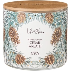 Life at Home Cedar Wreath Scented Candle 1 ea, $16.00/1ea