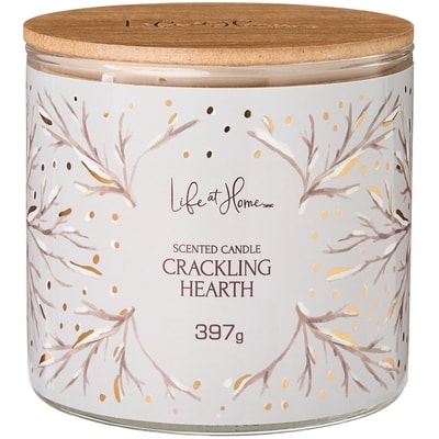 Life at Home Crackling Hearth Scented Candle 1 ea, $16.00/1ea