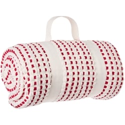 Life at Home Woven Throw - Red 1 ea, $30.00/1ea