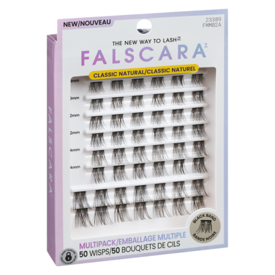 Bouquets de cils emballage multiple classic naturel