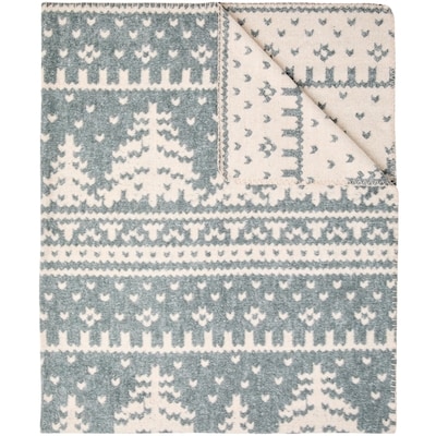 Jacquard Throw - Fair Isle Tree
