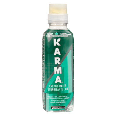 Karma Wellness Water Énergisante eau melon et fruits du dragon 532 ml, 0,99 $/100ml