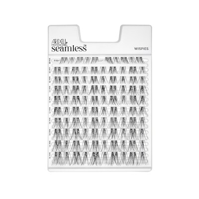 Seamless Wispies 100 Pack With Duo 1 Gram Glue Black