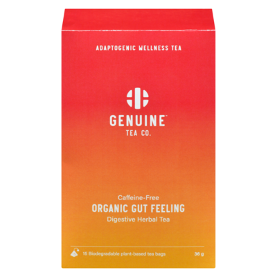 Genuine Tea Digestive Herbal Tea Organic Gut Feeling 36 g, $27.75/100g