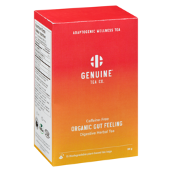 Genuine Tea Digestive Herbal Tea Organic Gut Feeling - 36 g | Fortinos