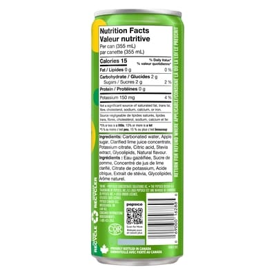 Pop Lemon lime Sparkling Water