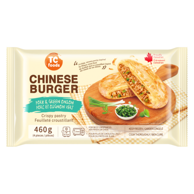 Cut Cooking Chinese burger porc et oignon vert 460 g, 1,48 $/100g