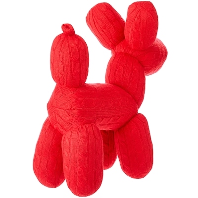 Animal en ballons de peluche de 16 po – tricot rouge