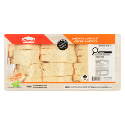 Martel Sandwich au poulet 450 g, 2,11 $/100g