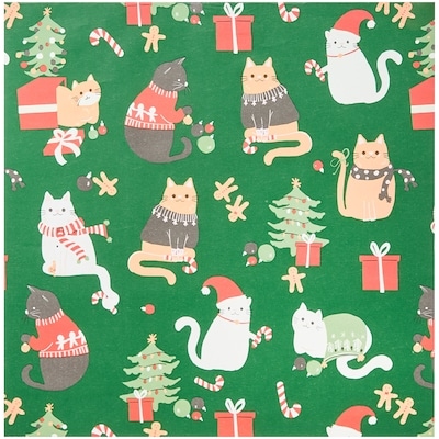 Jumbo Kitty Print Gift Wrap 30 x 1000-inch