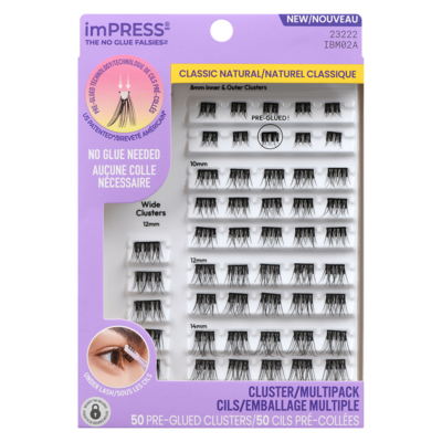 Cils/emballage multiple naturel classique