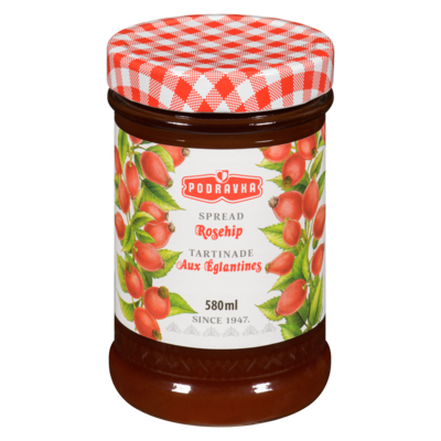Podravka Rosehip Spread 580 ml, $1.03/100ml