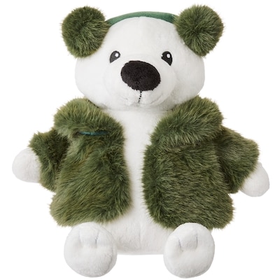 null Peluche d’ours en parka – vert 1 ea, 14,00 $/1ch