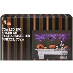 null 3 Piece LED Spider Net Lights 70 in 3 ea, $8.33/1ea