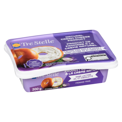 Fromage frais sans lactose ail et ciboulette 16% m.g.