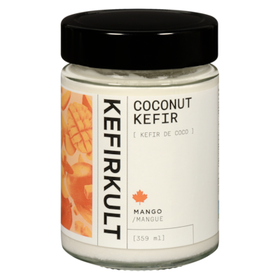 Kefirkult Coconut Kefir Mango 359 ml, $3.90/100ml