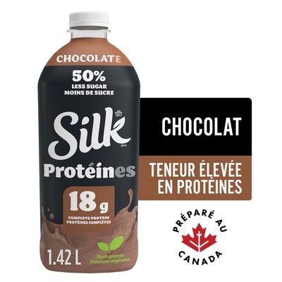 Silk Boisson Protéinée, Saveur Chocolat 1.42 l, 0,53 $/100ml