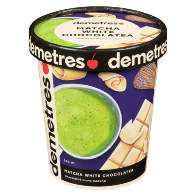 Demetres Matcha White Chocolatea Ice Cream 500 ml, $2.40/100ml