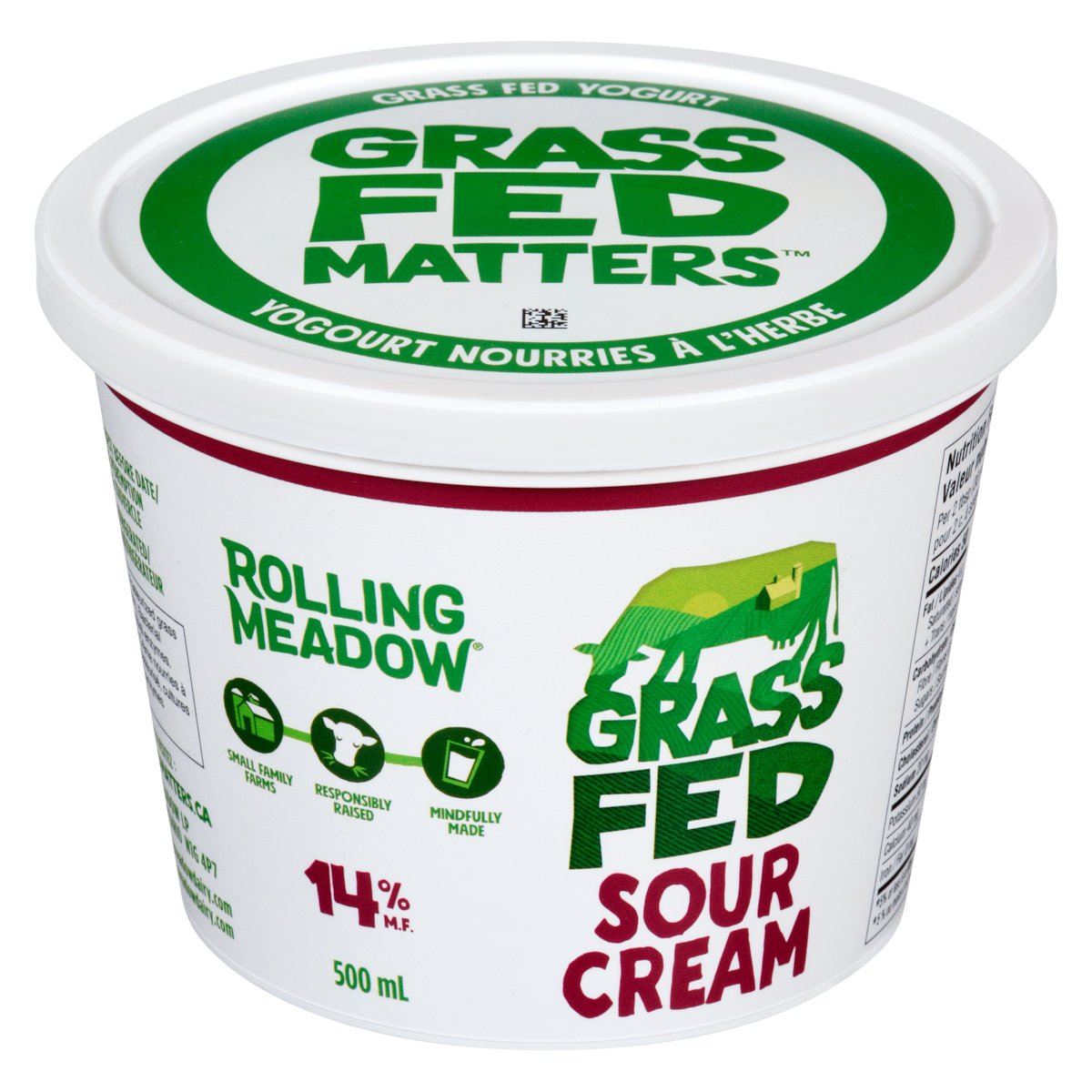 Rolling Meadow Sour Cream 14% M.F.