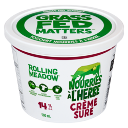 Rolling Meadow Crème sure 14 % m.g. 500 ml, 1,50 $/100ml