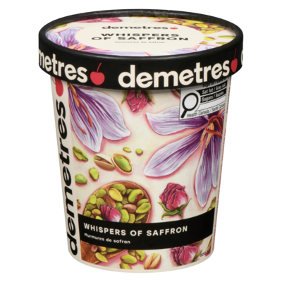 Demetres Ice Cream Whispers Of Saffron 500 ml, $2.40/100ml