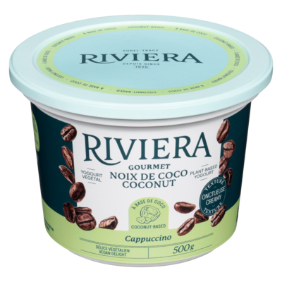 Maison Riviere Yogourt végétal noix de coco cappuccino 500 g, 1,60 $/100g