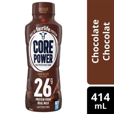 Core Power Boisson protéinée Chocolat 414 ml, 1,33 $/100ml