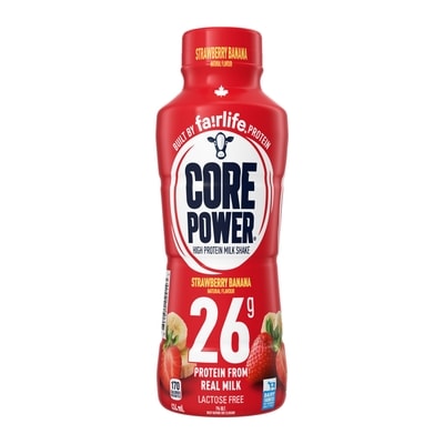 Core Power Protein Strawberry Banana 414 ml, $1.33/100ml