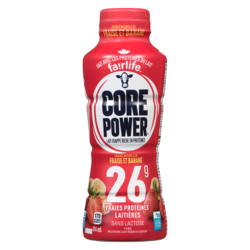 Core Power Fraise et Banane Bouteille 414 ml, 0,97 $/100ml