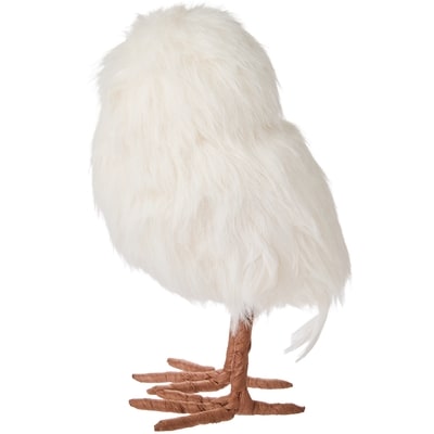Fluffy Owl Decoration - 7.08 in x 12.60 in
