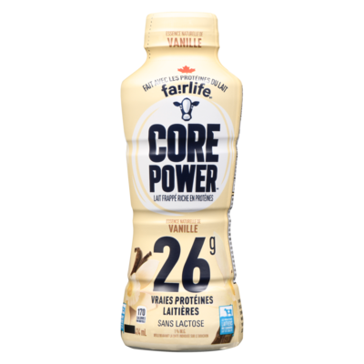 Core Power Shake au lait riche en protéines, vanille 414 ml, 1,33 $/100ml