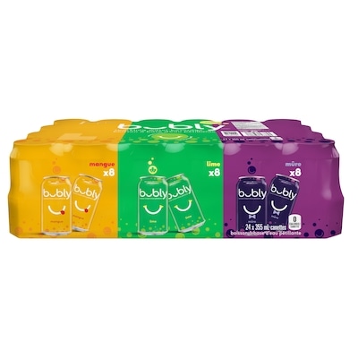 Eau pétillante Bubly Eau Pétillante 24x355.0 ml, 0,15 $/100ml