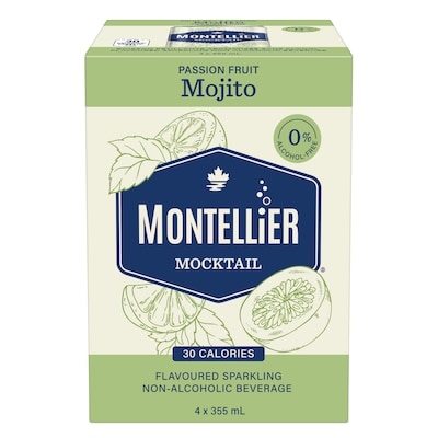 Montellier Mocktail Passion Fruit Mojito 4x355.0 ml, $0.49/100ml