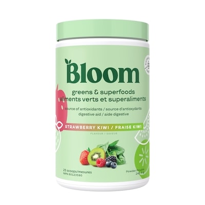 BLOOM Greens Strawberry Kiwi 146.5 g, $27.98/100g