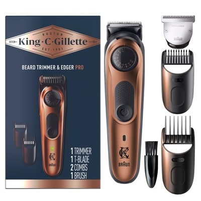Gillette King C. Beard Trimmer PRO with precision wheel 1 ea, $78.99/1ea