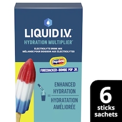 Liquid I.V Boisson électrolyte Firecracker aux vitamines 6 ea, 2,67 $/1ch