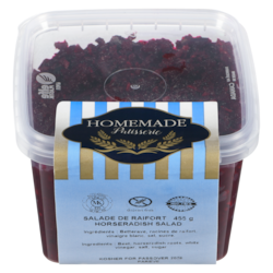 HOMEMADE PATISSERIE Salade de raifort 455 g, 2,75 $/100g