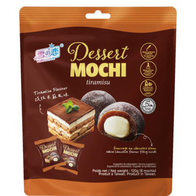 Yuki & Love Dessert Mochi, Tiramisu 120 g, $2.49/100g