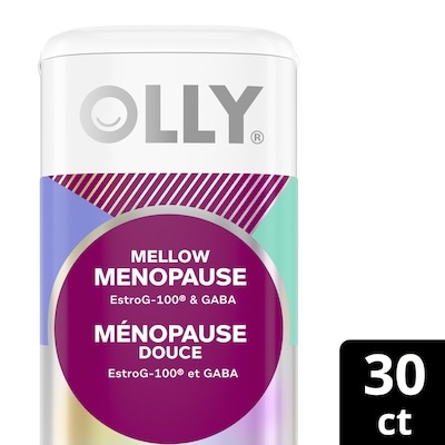 OLLY Mellow Menopause Gummies for Hot Flash Relief 30 ea, $1.60/1ea