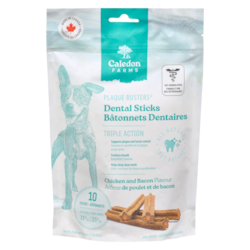 Caledon Farms Dog Treats Dental Sticks Chicken And Bacon Flavour 232 g, $4.31/100g