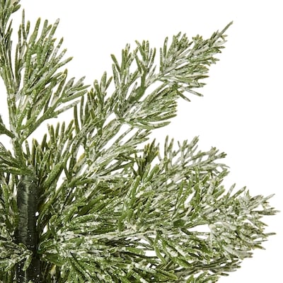Faux Snowy Pine Tree with Pot