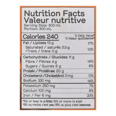 Organic Plant-Based Chocolate Peanut Butter Protein Shake